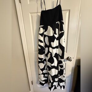 NWT Abercrombie & Fitch Two-Tone Maxi Dress